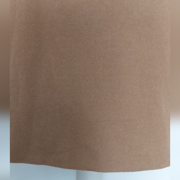 Jigsaw Pencil Skirt Wool Angora Cashmere Blend Beige Size 14 Fuzzy Midi 34"W - Picture 6 of 11